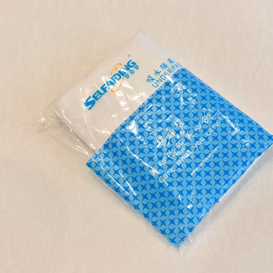 Comfortable Quality Surface 100%Cotton Reusable Incontinence Underpad Bed PEE Pad for Elderly